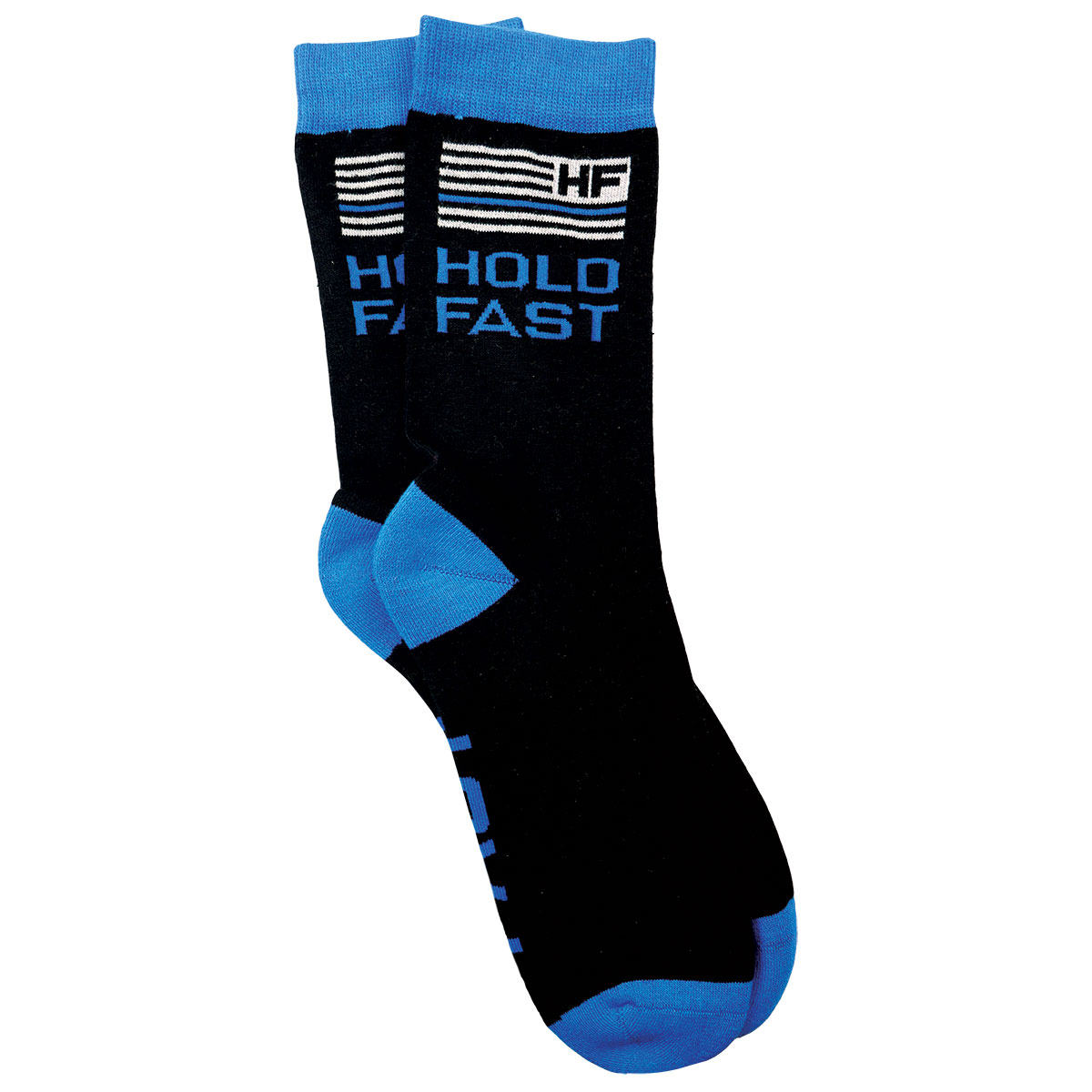 Hold fast socks police flag christian spirit wear