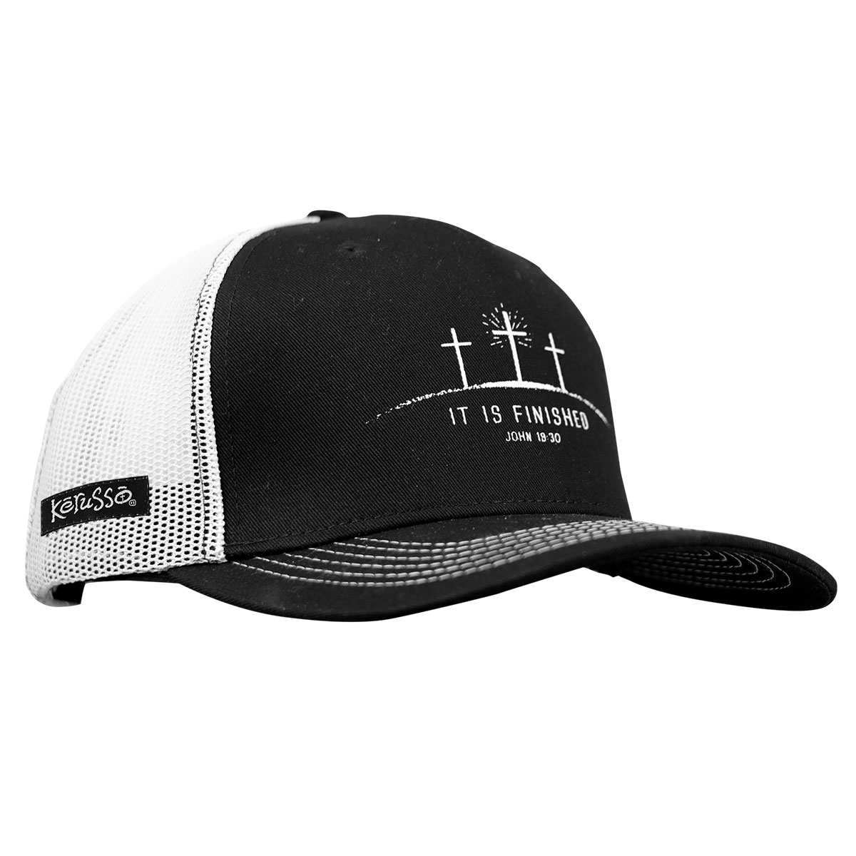 Kerusso Mens Cap It Is Finished Christian Spirit Wear kerusso-mens-cap-it-is-finished-christian-spirit-wear